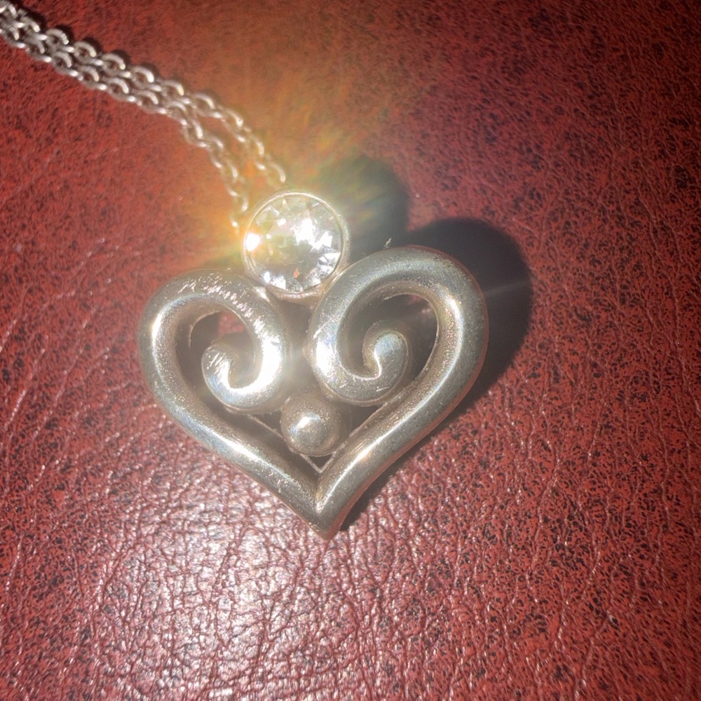 Elegant Brighton Heart Pendant Necklace